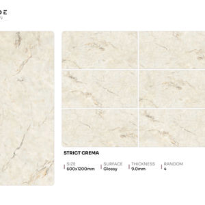 Carreaux de porcelaine brillants de qualité supérieure, format grand carrelage 600x1200, pour sols et murs, décoration intérieure. - Product Image 1