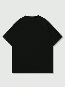 T-shirt personnalisé pour homme avec imprimé étoile, qualité supérieure, couleur unie, pour un usage quotidien décontracté - Product Image 6