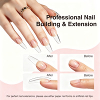 Gel de construction transparent premium longue durée pour extension d'ongles, vente en gros, faible MOQ, expédition rapide