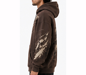 Sudadera con Capucha de Diseñador, Estilo Holgado, Ropa Urbana, Sudadera Informal para Hombre, Uso Diario - Product Image 2
