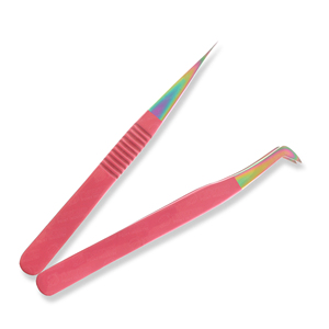 Elegant <b>Magnetic</b> Case Crafted with Durable Professional Quality <b>Material</b> Soft Velvet Protects Eyelash Tweezer Tip From Scratches - Product Image 3