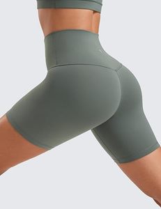 Shorts Deportivos de Cintura Alta para Mujer, Tejidos en Spandex, Color Sólido, Transpirables, Ajustados, para Gimnasio o Ciclismo - Product Image 2