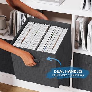 Paniers et bacs de rangement en tissu chic de fabrication vietnamienne pour outils de jardinage - Product Image 1