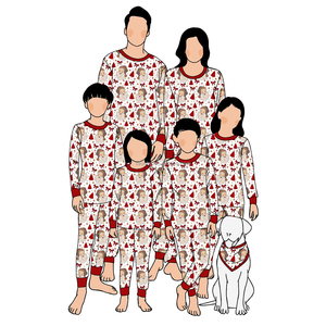 Custom Bamboo Clothing Manufacturer Low Moq <strong>Family</strong> Matching <strong>Christmas</strong> <strong>Pajama</strong> Sets Wholesale Kids <strong>Pajamas</strong> - Product Image 3