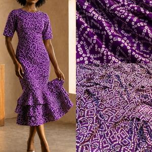 Tela estampada premium para ropa de mujer, prendas de diseñador, colección boutique y línea textil moderna para moda. - Product Image 2