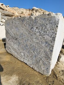 Bloc de granit blanc nacré brut, directement des mines, pour cuisine et salle de bain modernes, haute qualité premium - Product Image 4