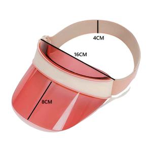 Casquette de soleil transparente de haute qualité pour hommes et femmes, idéale pour la plage, le surf, la course à pied, le cyclisme, couleur personnalisée - Product Image 4