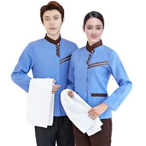 Private Label Hotel Staff Uniform Formal Hospitality Workwear for Retail <b>Chains</b> and Commercial Uniform Suppliers - Product Image 1