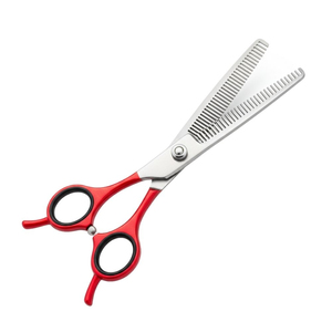 SOLID Soft Handle Hair Thinning Scissors Stainless Steel <b>Shears</b> Salon Barber Layer Blending Hairdressing <b>Tools</b> Thinning Scissors - Product Image 2