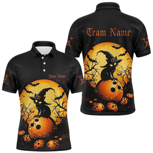 Polo de Halloween, uniforme personalizado, sublimación, equipo de profesores, Canadá, Exportación al por mayor - Product Image 3