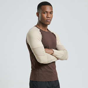 Custom Made <b>Men's</b> Long Sleeve Rash Guard Winter Full Sleeve Breathable Quick Dry <b>Compression</b> <b>Shirt</b> Spandex/Polyester Custom - Product Image 3