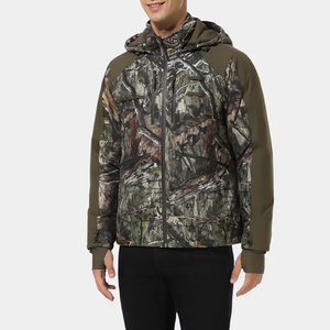 Veste de chasse d'hiver unisexe GRACE SIGN GS-HW, camouflage, softshell respirant, imperméable, grande taille, 100% polyester - Product Image 2