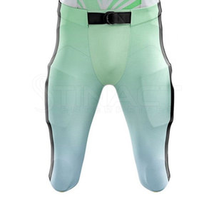 Uniforme de football américain personnalisé de haute qualité, couleur personnalisée, 100% polyester, vêtements d'équipe, uniforme de football américain - Product Image 4
