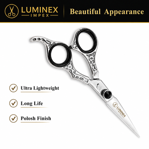 Navaja de Afeitar Recta Vintage Luminex Impex con Mango de Concha de Abulón y Acero al Carbono, Lista para Usar en Barberías y Salones - Product Image 5