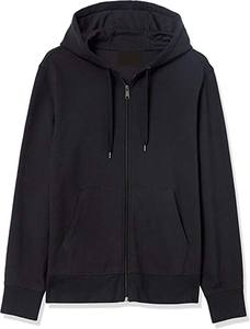 <b>Men</b>’s Solid Color Zip <b>Hoodie</b> Soft Fleece Hooded <b>Sweatshirt</b> Modern Casual Outerwear - Product Image 4