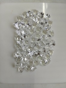 Topacio blanco natural de 10 mm con corte trillón, gema suelta de la mejor calidad para la fabricación de joyas - Product Image 5