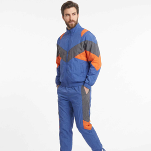 Custom Tracksuit Nylon Sweatsuit <b>Zip</b> up Windbreaker Suit Zipper Jacket <b>Hooded</b> Set 100% Nylon Windbreaker Tracksuit Set - Product Image 3