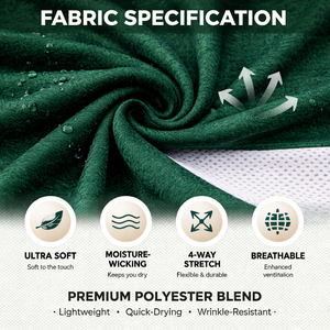 T-shirt de sport personnalisé pour homme, broderie frontale, à séchage rapide, en maille respirante, anti-transpiration, pour entraînement et fitness - Product Image 6