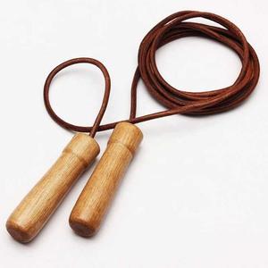 Corde à sauter Geo Brother Company GB-57 avec poignée en bois, 3 m, légère, moins de 1 kg, durable, unisexe, pour la maison/la salle de sport/usage commercial - Product Image 3