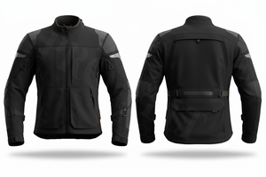 เสื้อแจ็คเก็ตมอเตอร์ไซค์ผ้าคอร์ดูรอยคุณภาพสูงแบบสั่งทำพิเศษ เสื้อผ้าป้องกันแบบสั่งทำ แขนยาว บุแผ่นรองรับแรงกระแทก เสื้อแจ็คเก็ตสำหรับขี่มอเตอร์ไซค์ - Product Image 6