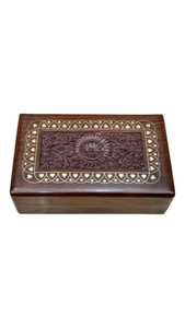 Hand Engraved Wooden Jewelry <b>Box</b> Portable <b>Trinket</b> Case Carved Gift Packaging for Wedding Decor - Product Image 3