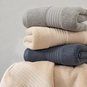 Serviettes de bain en coton de luxe pour spa, vente en gros, grammage élevé, prix bas, séchage rapide, très absorbantes, douces et lisses, couleur unie - Product Image 4