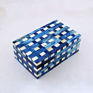 Bone Inlay Export Quality Mother of Pearl Inlay Jewelry <b>Box</b> for Jewelry Package <b>Storage</b> Boxes From Indian Supplier - Product Image 2