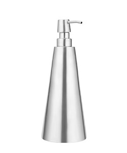 Contemporary Stainless Steel Soap <b>Dispenser</b> <b>Bottle</b> Smooth Finish Durable Pump Decorative Metal <b>Dispenser</b> Bathroom - Product Image 2
