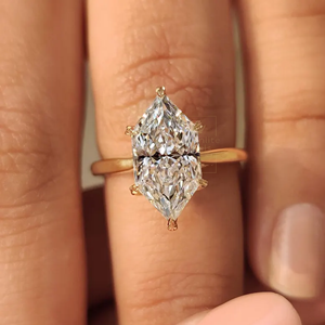 Bague en argent 925 plaqué rhodium de qualité supérieure, élégante et vintage, avec moissanite, bijoux de luxe pour femmes, pour mariage, fiançailles, fête - Product Image 2