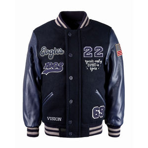 Veste universitaire personnalisée pour équipe, avec patchs en chenille, style Letterman, pour écoles, universités, fabricant de vêtements de sport - Product Image 3
