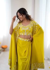 <b>Women's</b> White Floral Printed Anarkali <b>Suit</b> With Dupatta Floor Length Traditional <b>Wedding</b> Wear India Pakistan Style <b>Dress</b> - Product Image 5