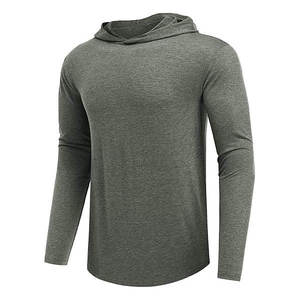 High Quality Custom Printed Winter <b>Workout</b> <b>Hoodie</b> Regular Fit Breathable Quick Dry Tech Stretchable Cotton Polyester Spandex - Product Image 3