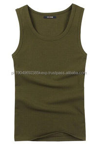 Best Supplier <b>Men</b> Tank <b>Top</b> Short Sleeves O-Neck 3D Pattern Button 100% Cotton Eco-Friendly Comfortable Fit for Adults - Product Image 5