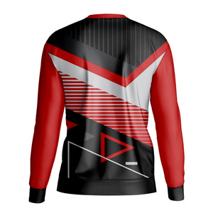 Camiseta Deportiva de Moda para Hombre, Cuello Redondo, Manga Larga, Corte Holgado, Alta Calidad, Personalizada por Fábrica de Ropa al Por Mayor - Product Image 2