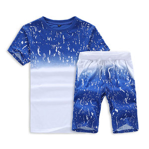 Ensembles T-shirt et short pour hommes personnalisés avec logo, les plus vendus – Nouvelle collection 2026 – Ensembles deux pièces T-shirt et short pour hommes - Product Image 1