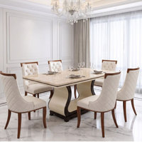 Meubles d'hôtel de Style américain, chaise de Restaurant Vintage gris rembourré