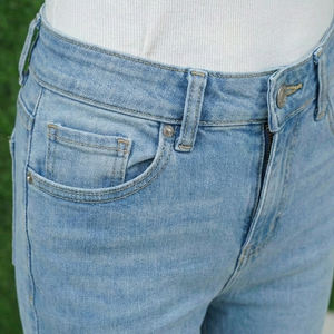 Pantalones Cargo de Mezclilla para Mujer, Cintura Media, Corte Ajustado, Ropa Urbana de Invierno, Color y Talla Personalizables - Product Image 5