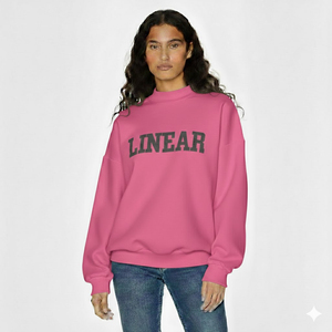 Sweat-shirt à col montant pour femme, personnalisé, doux, essentiel pour l'hiver, 100% coton, col montant oversize - Product Image 1