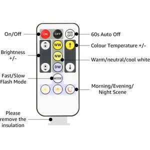 Striscia LED Bianca Regolabile 5m, Dimmerabile, Luminosa, 300 LED 2835, Bianco Caldo/Freddo, con Forte Adesivo 3M, Prodotto Strisce LED - Product Image 3