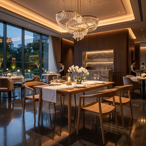 ชุดโต๊ะรับประทานอาหาร 5 ชิ้น รุ่น Soren Teak สไตล์ญี่ปุ่น ทำจากไม้สักแท้ ดีไซน์หรูหรา พร้อมเก้าอี้ Selly พนักพิงแข็งแรง  เฟอร์นิเจอร์ห้องรับประทานอาหารสไตล์ร่วมสมัย - Product Image 3