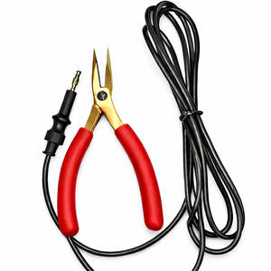 Grounded SP Model Stainless Steel Precision Pliers Slanted Tip for Permanent Jewelry Making Pulse-Arc Welding (Modern Style) - Product Image 4