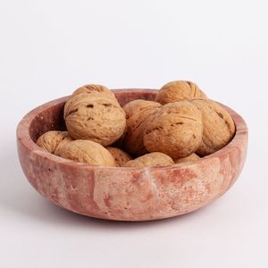 Travertine ชามใส่ผลไม้หินธรรมชาติทำมือสุดหรูสำหรับตกแต่งบ้านและให้เป็นของขวัญ - Product Image 3
