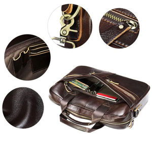 Service OEM, prix raisonnable, sacs pour ordinateur portable en cuir à séchage rapide, sacs pour ordinateur portable multifonctionnels en cuir imperméable - Product Image 4