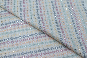 Tela de Rayón Bordada Ecológica y Elegante, Suave, Ligera y Transpirable para Vestidos Kurtis, Camisas y Ropa de Moda para Niñas - Product Image 2