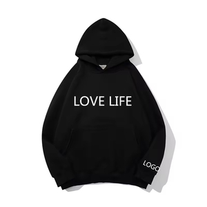 Customizable Cotton/Polyester <b>Pullover</b> Hoodie Front Logo Screen printing Embroidery Embossed Unisex Winter - Product Image 3