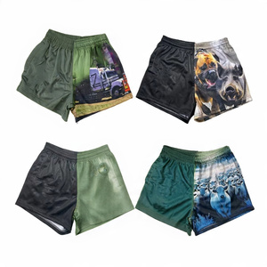 Shorts de rugby haute performance pour hommes, séchage rapide, légers, respirants, shorts de sport athlétiques avec ajustement flexible pour l'entraînement - Product Image 3
