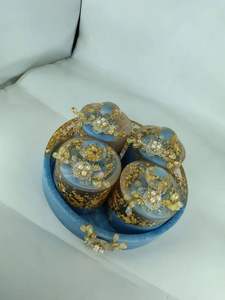 กระปุกเรซิ่นอีพ็อกซี่ทำมือพร้อมฝาปิด สำหรับใส่เครื่องประดับ ขนม ของใช้ในครัว กล่องจัดระเบียบเครื่องสำอาง และของตกแต่งบ้าน - Product Image 4