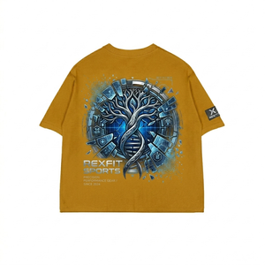 Crew Round Neck All Full Screen Printing Dtg Boxy Slim Fit Oversized Baggy Tee Heavyweight 100% Cotton Cropped <b>Tshirt</b> - Product Image 3