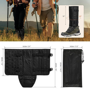 Polainas de Nylon Ajustables e Impermeables al por Mayor |   Protección Duradera para Botas de Nieve |   Equipo para Senderismo, Caza y Escalada al Aire Libre - Product Image 2