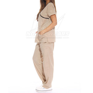 Stylish Medical Workwear For Women Comfortable <b>Scrub</b> <b>Top</b> And Matching Pants For Hospital And Laboratory Staff - Product Image 2